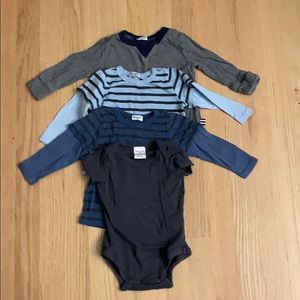 Splendid boys lot of tops and onsie, size 6-12mo!